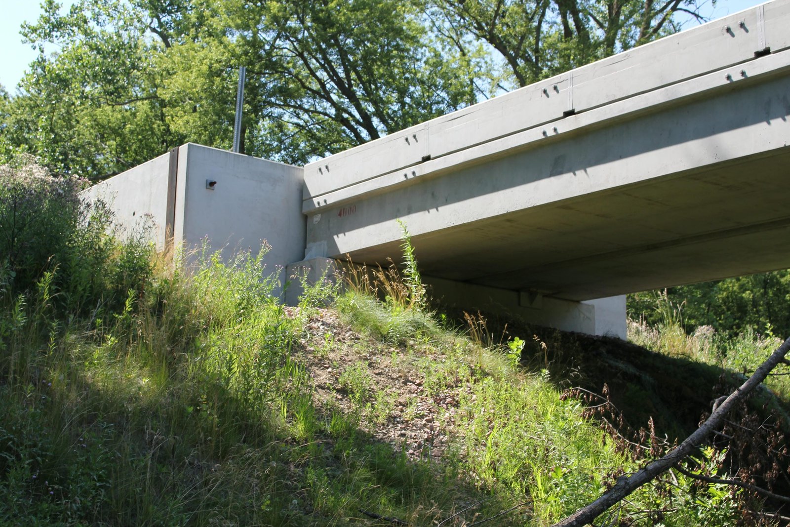 West abutment